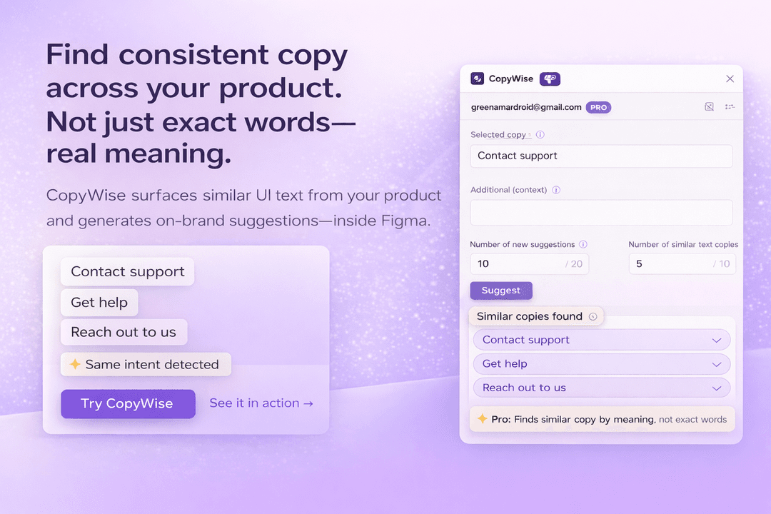 Semantic Copy Search — find consistent copy by meaning